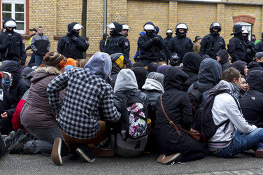 'Cottbus nazifrei' Demonstration, Cottbus
