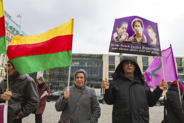 Kurden Demonstration, Berlin