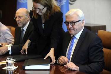 Frank-Walter Steinmeier bei der UN, New York