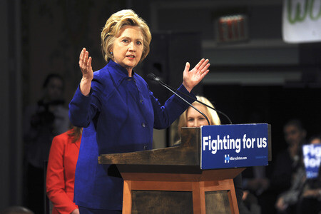 Rede von Hillary Clinton in New York