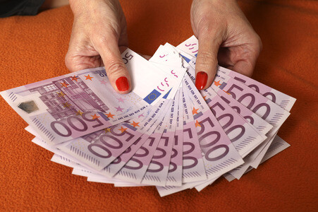 Symbolfoto 500-Euro-Banknote