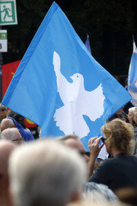 Kundgebung für Frieden im Gazastreifen in Berlin