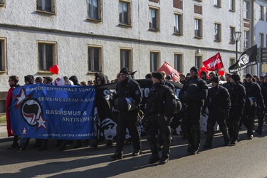 Gegen Demo zur Neonazi Demonstration, Frankfurt/Oder