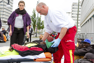 Hungerstreik am Alexanderplatz, Berlin