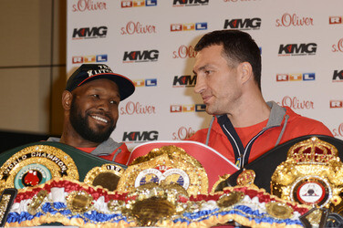 Pressekonferenz zum Box-WM-Kampf Wladimir Klitschko vs. Alex Leapai, Düsseldorf