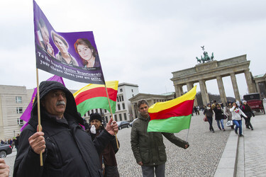 Kurden Demonstration, Berlin