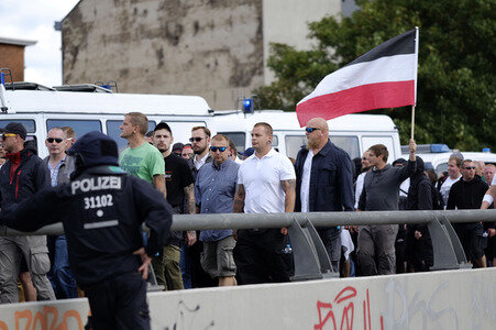 Nazi-Aufmarsch in Berlin