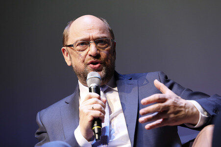 Martin Schulz zu Gast bei 'BRIGITTE Live' in Berlin