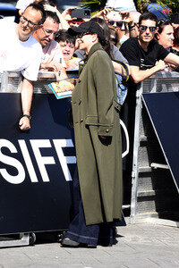 Ankunft von Juliette Binoche auf dem San Sebastian International Film Festival 2025