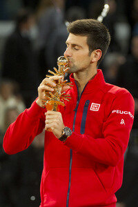 Tennis Match Novak Djokovic vs Andy Murray in Madrid