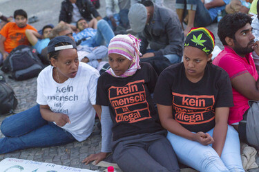 Hungerstreik vor dem Brandenburger Tor, Berlin