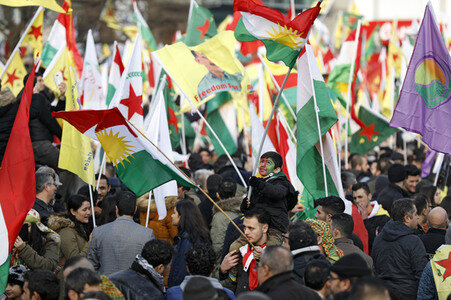 Kurden-Demo in Köln