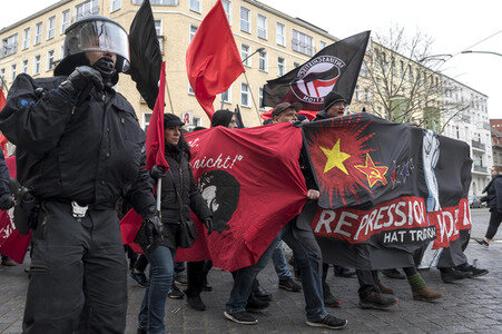 99. Jahrestag der Ermordung von Rosa Luxemburg und Karl Liebknecht in Berlin