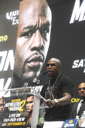 Floyd Mayweather Jr. vs. Marcos Maidana  Pressekonferenz  New York