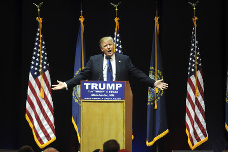 Wahlkampfrede von Donald Trump in Manchester