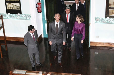 König Felipe und Königin Letizia besuchen Colombres