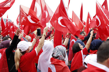 Erdogan-Demo in Köln