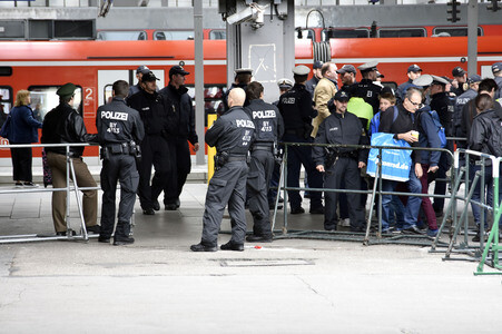 Ankunft der Flüchtlinge am Hauptbahnhof München
