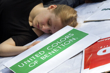 Demo zum Jahrestag des Einsturzes der Textilfabrik Rana Plaza, Berlin