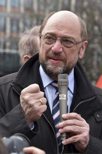 SPD-Kanzlerkandidat Martin Schulz in Darmstadt