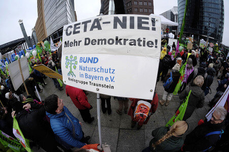 Demonstration 'Wir haben es Satt!' in Berlin