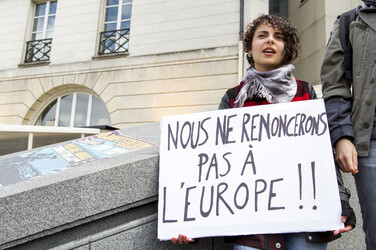 Demonstration gegen die Front National, Paris