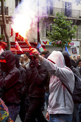 Demonstration gegen die Front National, Paris