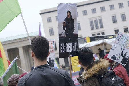 Kurden Demonstration in Berlin