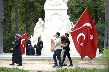 Protest gegen versuchten Militärputsch in der Türkei