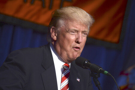 Wahlkampfrede von Donald Trump in New York