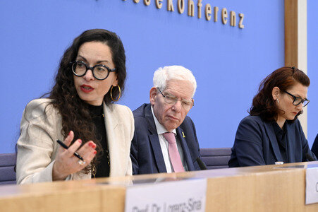 Bundespressekonferenz 'Antisemitismus in Deutschland - Auswirkungen des 7. Oktober 2023' in Berlin