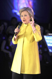 Wahlkampfrede von Hillary Clinton in New York