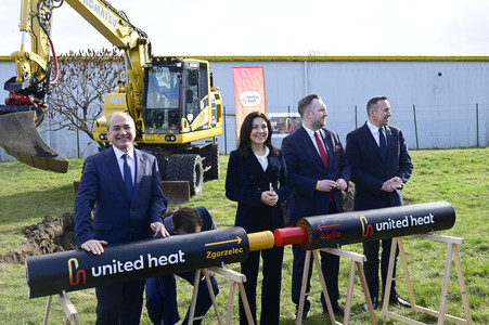 Feierlicher Spatenstich des Projekts 'United Heat' in Görlitz