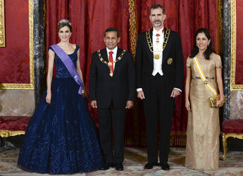 Gala Dinner zu Ehren des peruanischen Präsidenten Humala in Madrid