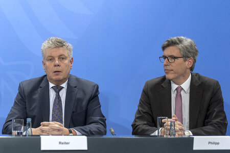 Pressekonferenz zum Thema Luftqualität in Berlin