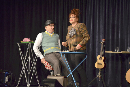 Auftritt von Hanns Meilhamer und Claudia Schlenger-Meilhamer in Haar