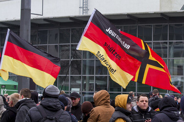Pegida Demonstration, Wuppertal