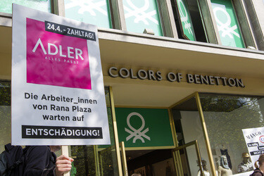 Demo zum Jahrestag des Einsturzes der Textilfabrik Rana Plaza, Berlin