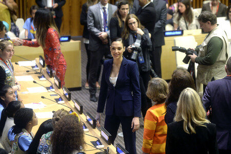 Ernennung von Wonder Woman zur UN-Botschfterin in New York
