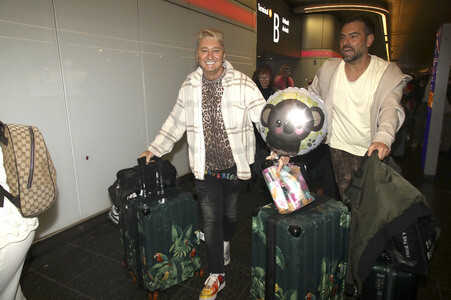 Rückkehr aus dem Dschungel-Camp 2026 auf dem Flughafen Frankfurt am Main