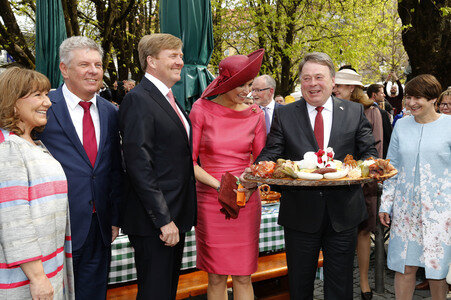 König Willem-Alexander und Königin Maxima der Niederlande in München