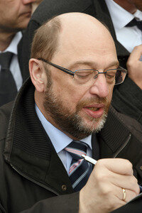 SPD-Kanzlerkandidat Martin Schulz in Darmstadt