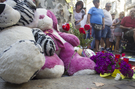Trauer um die Opfer des Terroranschlags in Barcelona