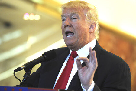 Donald Trump Pressekonferenz in New York