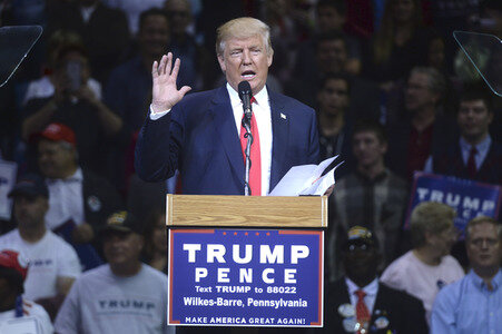 Donald Trump Wahlkampfveranstaltung in Wilkes-Barre