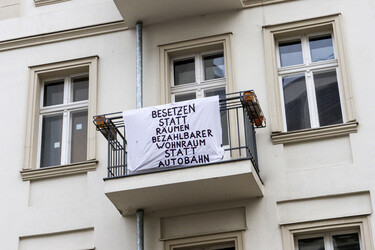 Demo gegen die Zwangsräumung der Beermannstraße sowie den Ausbau der A100, Berlin