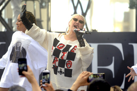 Konzert von Christina Aguilera in New York