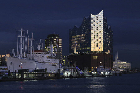 Die Elbphilharmonie in Hamburg
