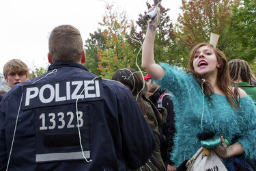 Gegendemonstration zum 'Marsch für das Leben', Berlin