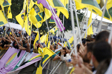 Kurden Großdemo in Köln